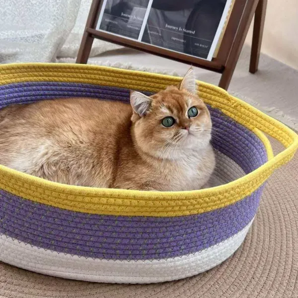Corduroy Pet Sofa - Super Soft and Warm Kennel Bed for Dogs & Cats photo-1
