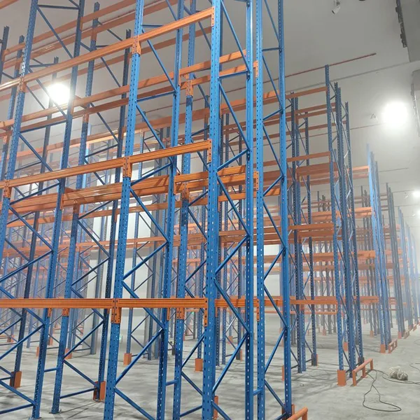 Adjustable Pallet Flow Shelving for Frozen Food Distribution Centers