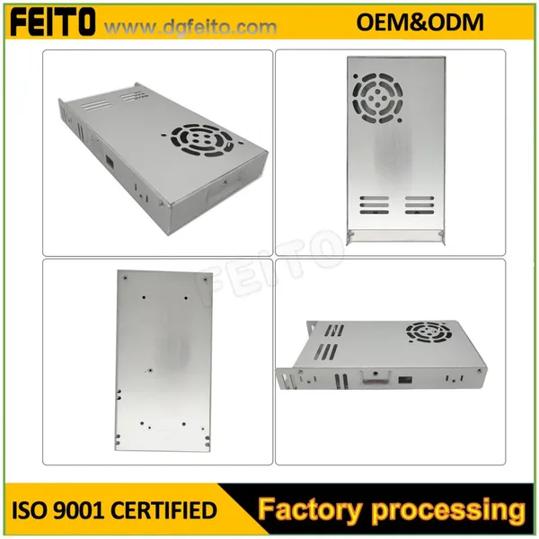 100W Sheet Metal LED Light Switching Power Supply Housing Air Vent Aluminum Alloy Case Shell Heat Dissipation External Iron Box photo-2