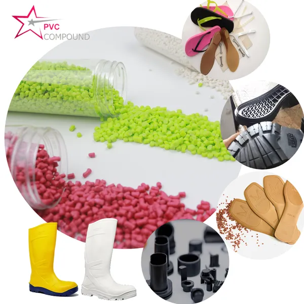 FDA Anti-Oil PVC Compound Pellets for Wellington Boots/Kids Shoes Food Industry photo-3