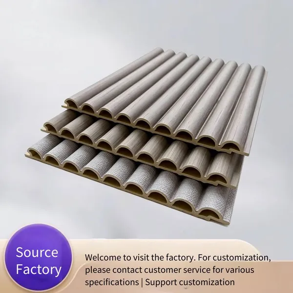 Wood-plastic Grille Wall Panels, Waterproof and Not Easy to Deform