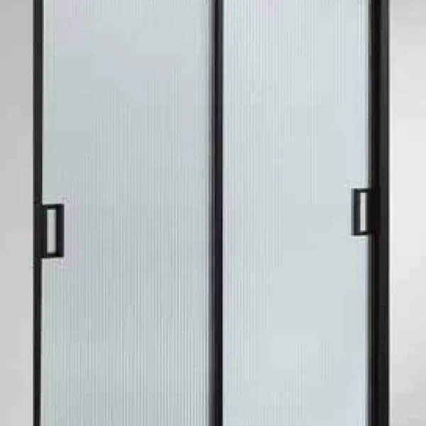 Sunfree T22 Home‑use Double Sliding Glass Shower Enclosure Custom Size Aluminium Alloy Shower Screen For Residential Bathroom Remodel