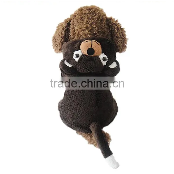 Fashion Solid Coffee Bear Pet Dog Clothes photo-5