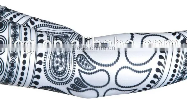 Paisley Cycle Tattoo Arm Sleeve