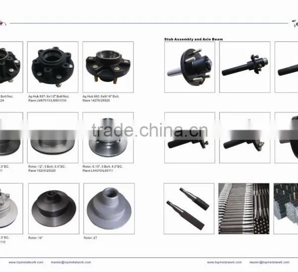 Truck Trailer Parts Grey Iron Ductile Iron Brake Disc Rotor