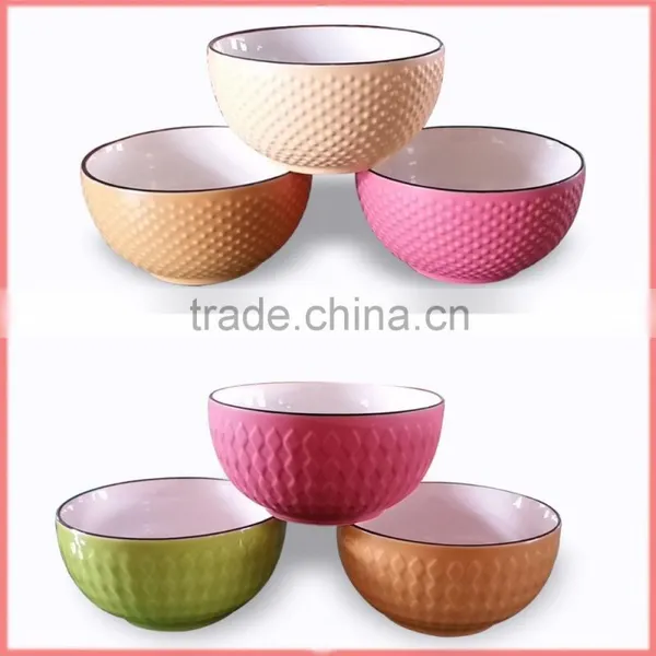 Ceramic Color Soup Bowl 3 Set photo-4