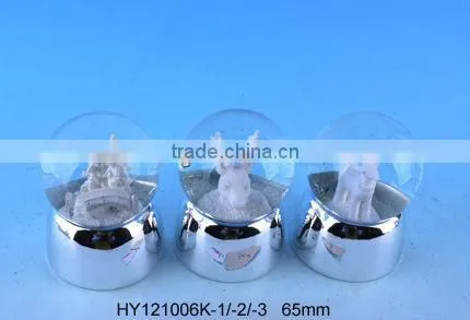 Polyresin Christmas Waterball ,globeball