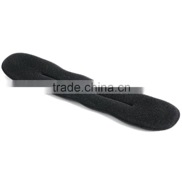 New Fashion Women Headwear Stylish Hair Twister Headbands Bun Making Tool Black Sponge Roller Women photo-2