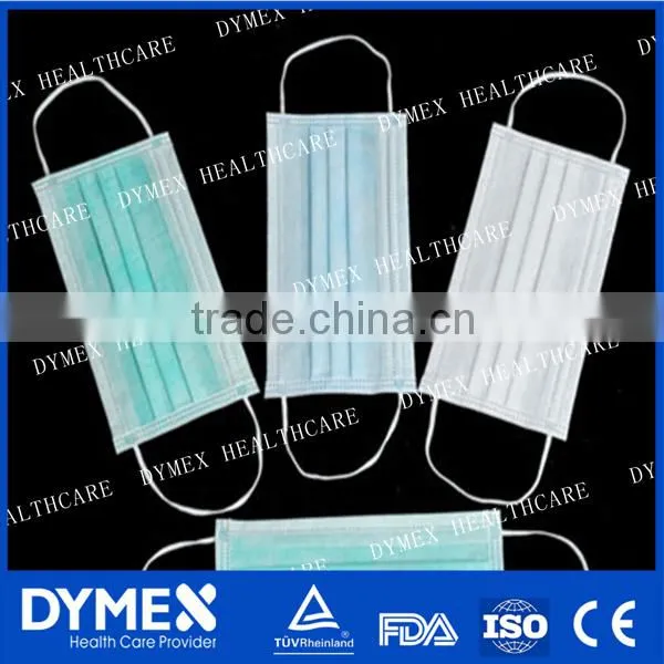 Disposable 1 Ply/ 2 Ply White Food Processing Machine Made Paper Face Mask photo-3