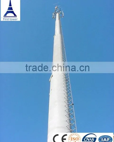 High Quality Hot Dip Galvanized Octagonal Steel Pole photo-3