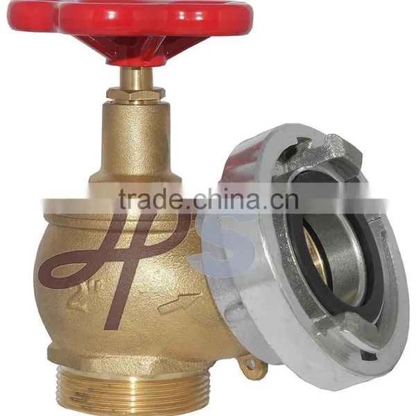 Brass Fire Hose Valve Stock photo-2