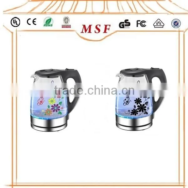 1.7L Color Changing Decor Electrical Glass Kettle photo-2