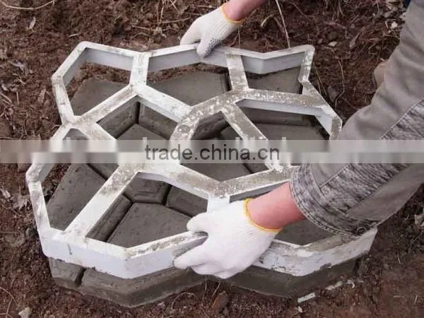 Plastic Concrete DIY Pavement Mould New Pathway Maker Mould DIY Pathway Stone Mold photo-4