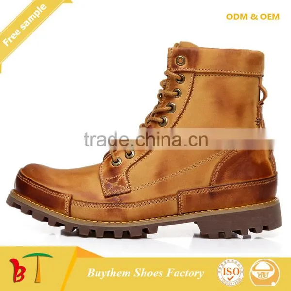 2014 Fashion Wholesale Handmade Sole Leather Men Shoes photo-2