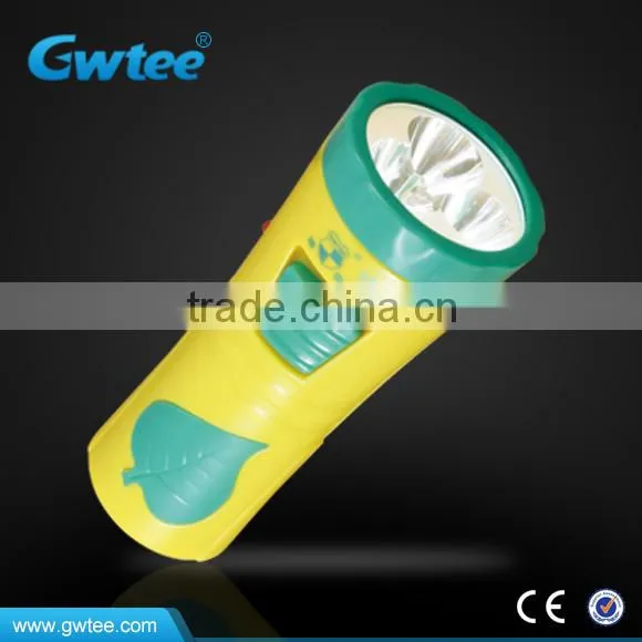 Home Cute Handheld Plastic Mini Led Torch, Led Flashlight photo-3