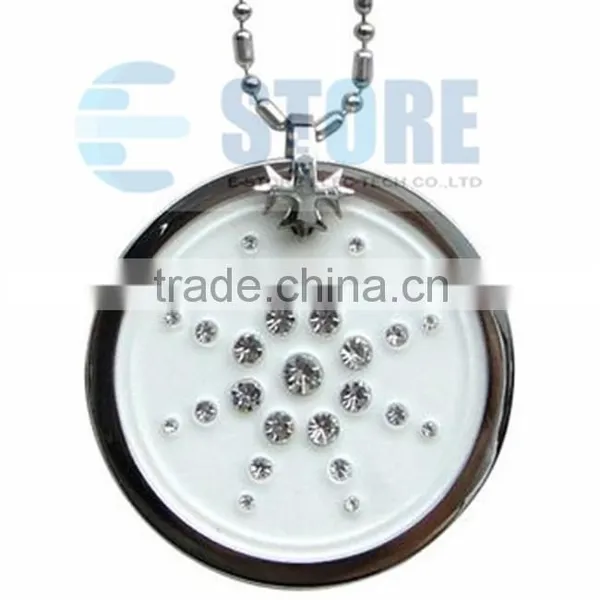White Bio Quantum Energy Pendant Jewelry Quantum Science Pendant Japan photo-4