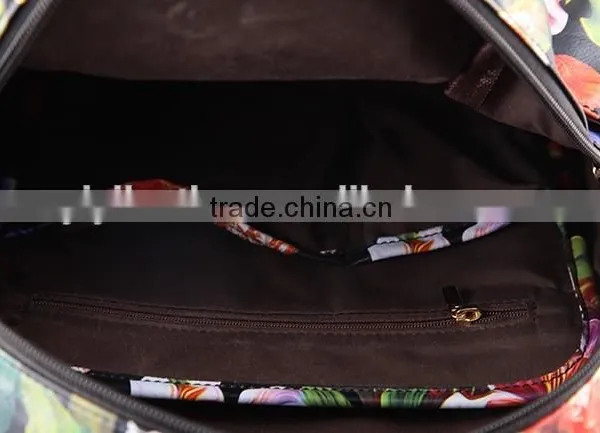 3416 SS Collection Elegant Flower Printing PU Backpack 2016 For Ladies Quality Choice photo-6