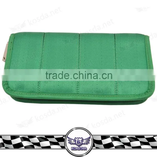 Formula Drift Limited Edition Canvas Bifold Wallet For Women ,Long Type Green Car Wallet, Ladies Bifold Racing Wallet photo-3