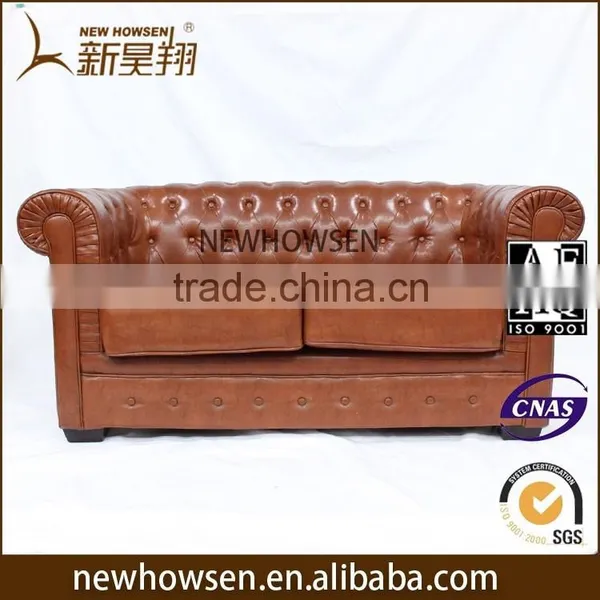 Classical Model Chesterfield Leather Sofa
