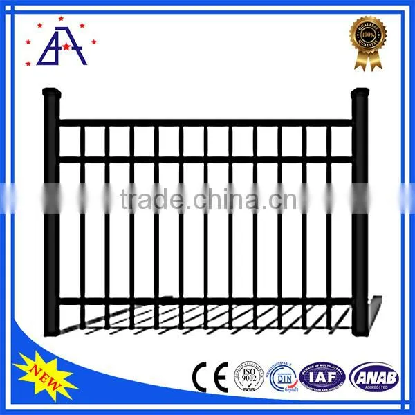 High Style Modestly Priced Silver Anodized Cast Aluminum Fence photo-2
