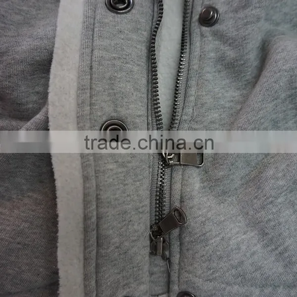 Custom Fashionable White Retro Mma High Quality High Funnel Neck Hoodie photo-5