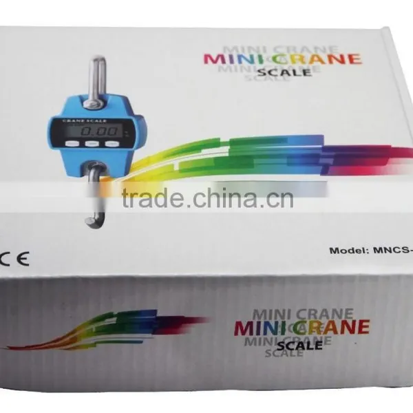 Chinese Manufacturer High Quality Mini Portable Crane Scale 300kg 0.1kg LCD Digital Electronic Hook Hanging Scale photo-5