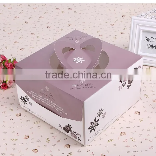 Wholesale Cheap Price White Card Cake Box photo-4