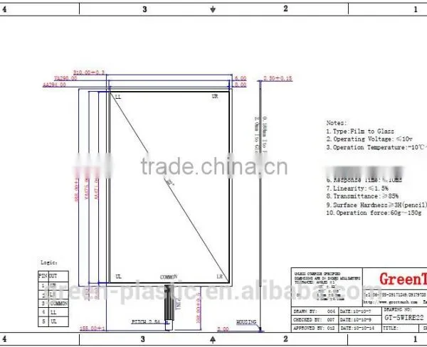 22inch 5w Resistive Touch Panel Screen16:10 With EETI Controller photo-4