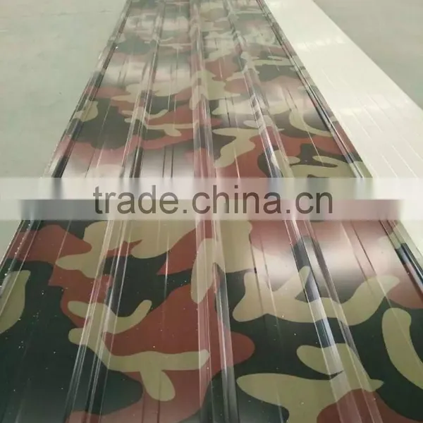 0.16-1.2 Printed Camouflage Grain Ppgi Steel Coil for Panel Materials Quality Choice photo-4