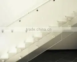 Acid Etched Glass Balustrade