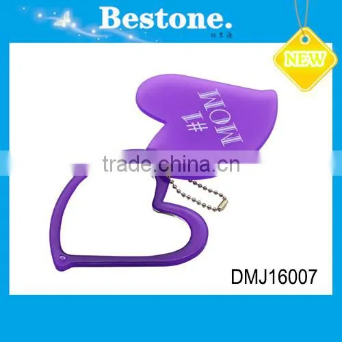 New Style Heart Shape Cheap Folding Pocket Mirror photo-2