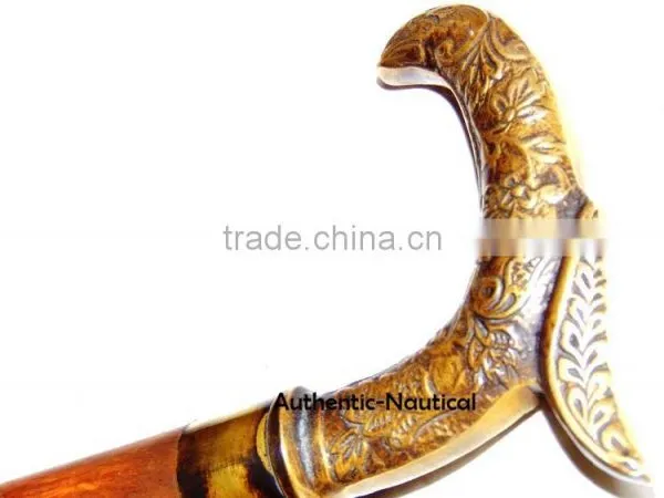 ANTIQUE VINTAGE BIRD HANDLE WALKING CANES-DECORATIVE CANES-BEAUTIFUL WALKING CANES Wk1175 photo-5