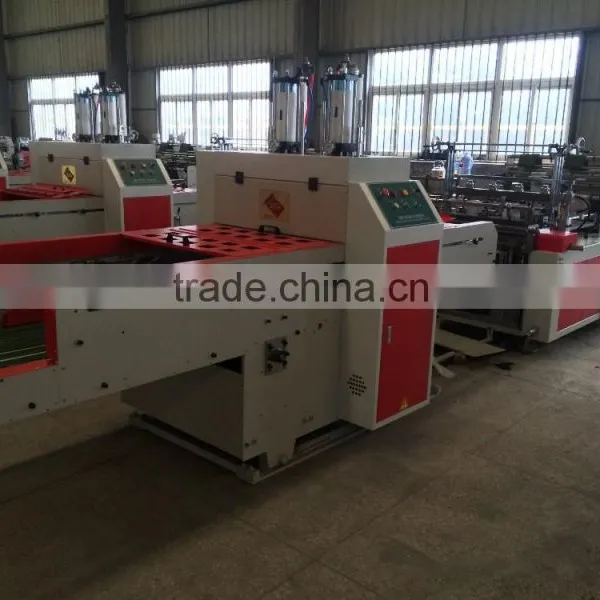 2 Lanes Bottom Sealing T-Shirt Bag Making Machine (Cold Cutting) photo-3