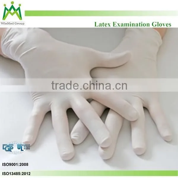 Free Sample Disposable White Industrial Latex Gloves photo-2