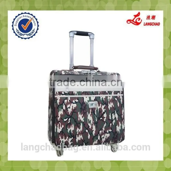 High Quality TSA Lock Silk Lining Real Push Aluminum Trolley Durable Wheel Boarding Luggage Bag photo-2