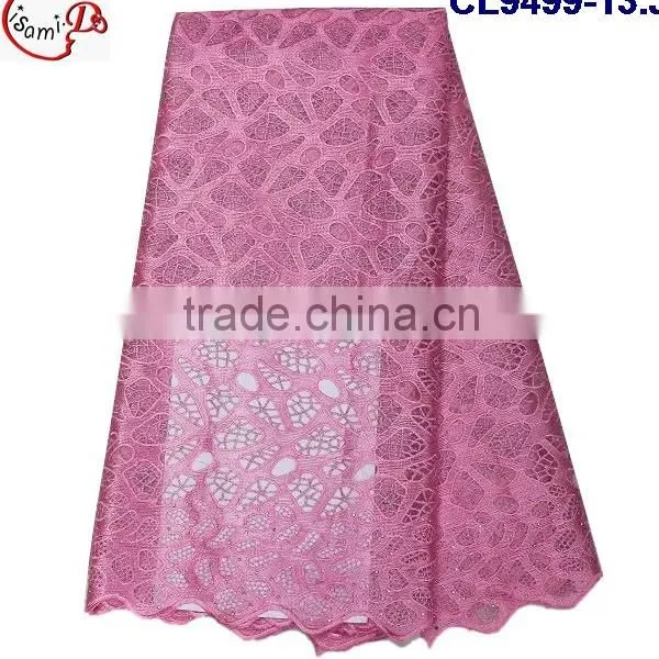CL9499 Beautiful Design Hot African Style French Lace Fabric,net Tulle Lace Fabric for Sale photo-5