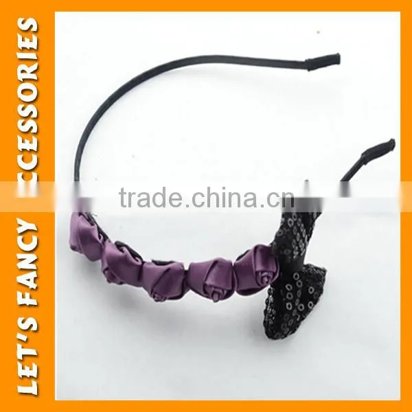 PGHD0321 New Arrival Wholesale Fashion Hair Accessory Korea Quality Cotton Women Flower Headband photo-2