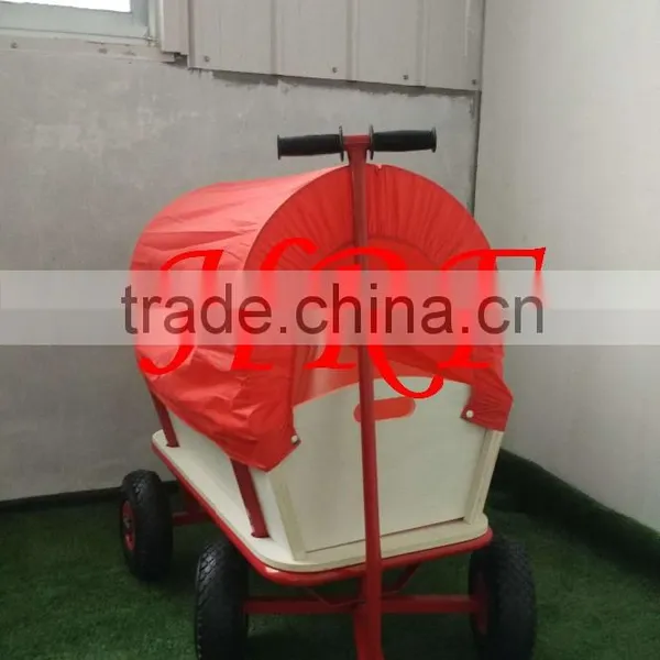 TC1812 Kids Beach Wagon Cart KIDS GARDEN WAGON Wooden Cart photo-3