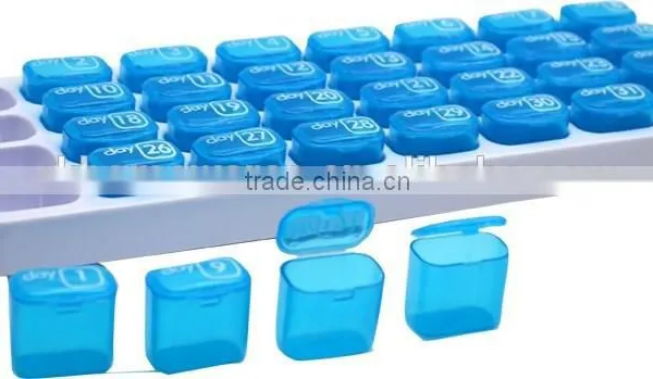 Monthly Pill Organizing Pods Plastic Pill Box 31days Pill Box