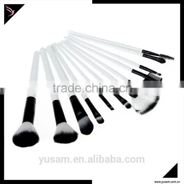 White Color 19 Pcs Personalized Makeup Brush Kit photo-6
