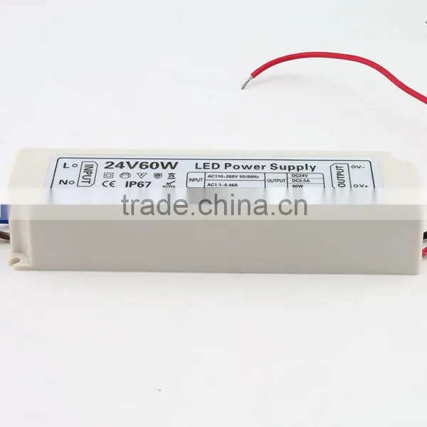 60w 24v Military Power Supply Plastic Shell With Factory Price Waterproof LED Driver photo-2