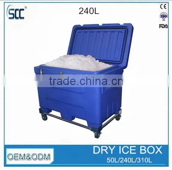 Roto Molded Process, Plastic Ice Cooler Box for Dry Ice Storage 250L photo-2