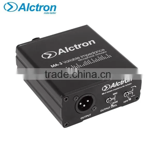 Alctron MA-3 Mini Single Channel Microphone Activator With Adjustable Impedance and HPF,Pro Mic Preamplifier, 1-Channel Mic Pre photo-2