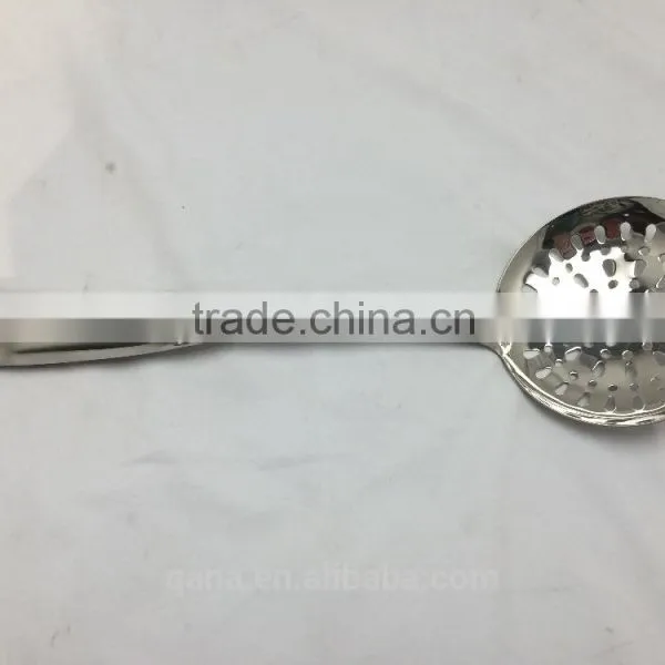 STAINLESS STEEL SLOTTED SKIMMER STRAINER SIEVE SPATULA KITCHEN UTENSIL SPOON photo-3