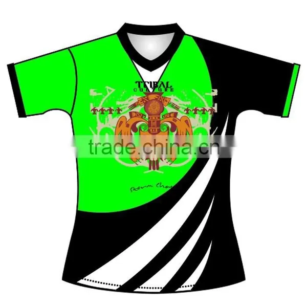 New Arrival 100% Polyester Subliamtion Custom Rugby Jersey photo-3