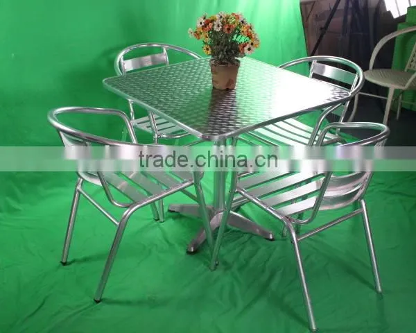 Used Cheap Aluminum Restaurant Furniture Set YC001/YT1 photo-2