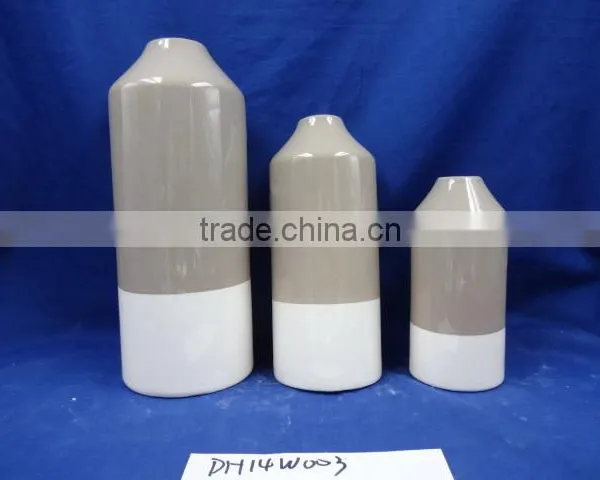 Hot Sale Customized Porcelain Flower Vase White Ceramic Vase for Home Decoration