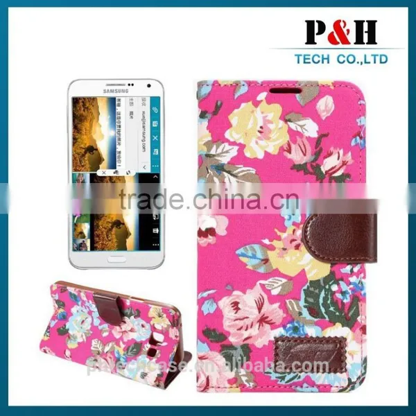 Leather Flip Mobile Case for Samsung Galaxy e7 photo-2