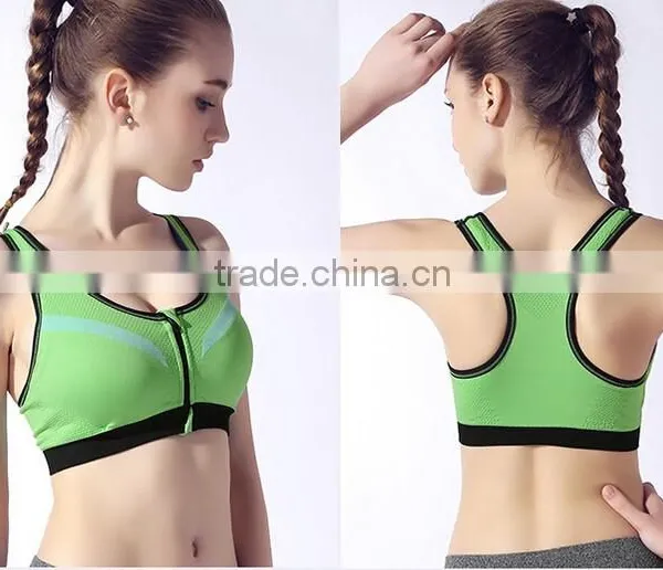 Summer Style Women Cotton Stretch Athletic Vest Gym Fitness Sports Bra photo-5