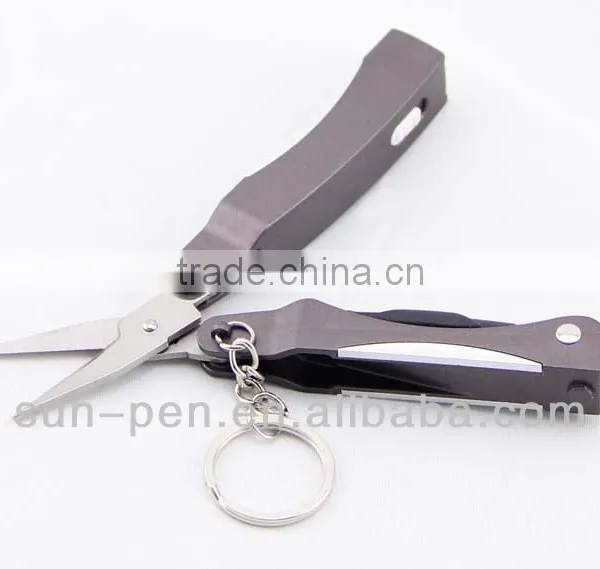 Folding Multi-funtional Pen With LED and Scissors photo-2